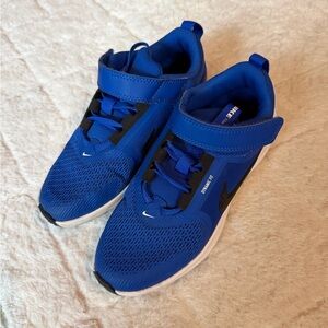 Nike star runner Kids Royal Blue and Black Velcro Athletic Sneakers